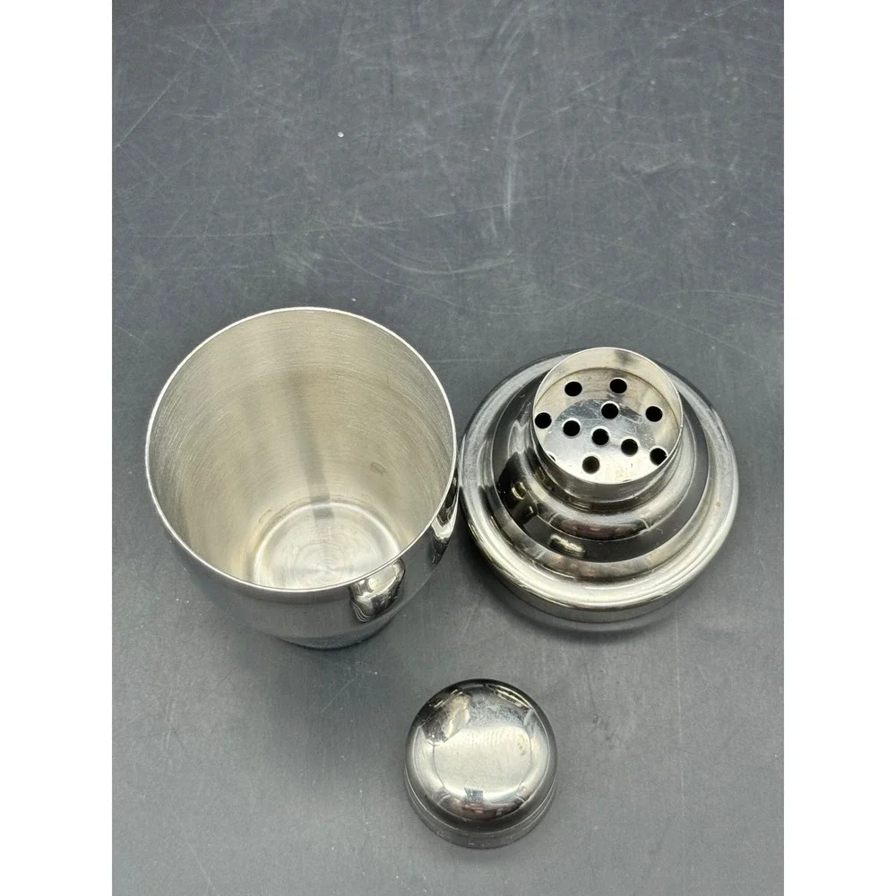 VOX Vodka Mini Martini Cocktail Shaker Stainless Steel Barware Promotional 6